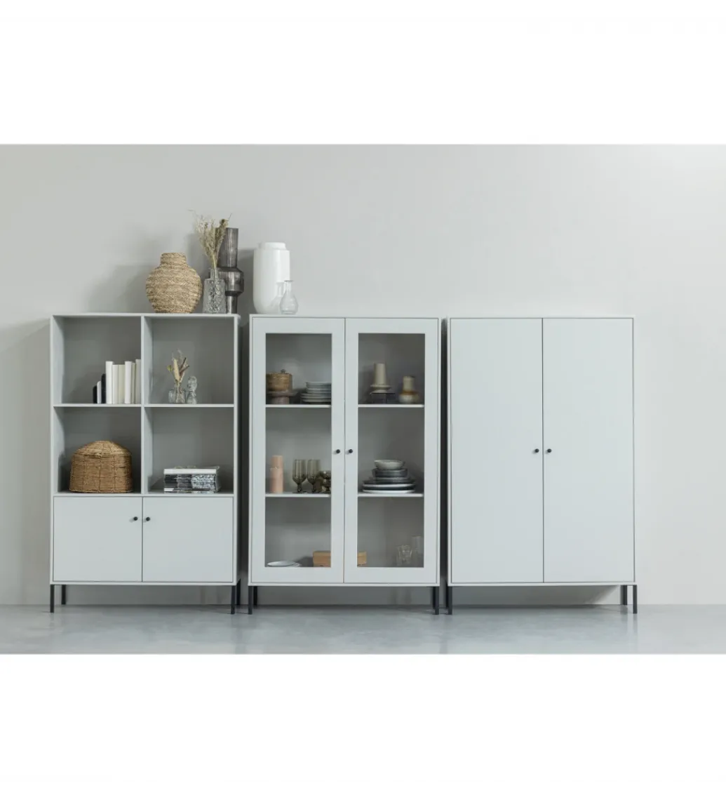 Witryna XAM 155 cm zimno szary*WOOOD Discount