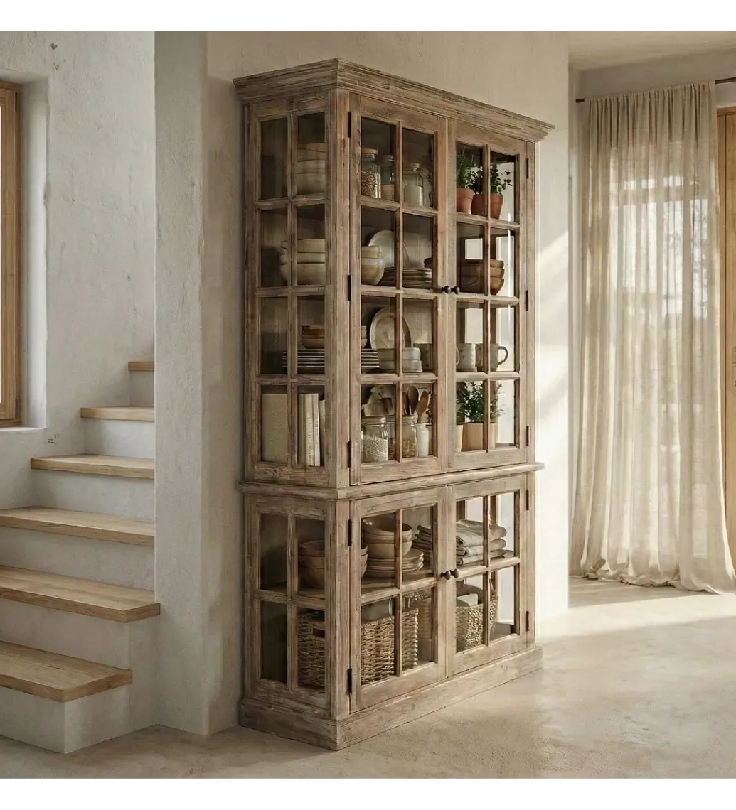 Witryny DEPINO 195 cm drewno sosny*Zona-Design Outlet