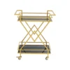 Wózek do serwowania Trolley Piramids 65 cm złoty*KARE New