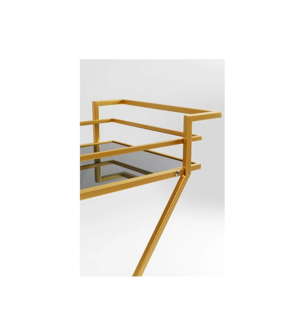 Wózek do serwowania Trolley Piramids 65 cm złoty*KARE New