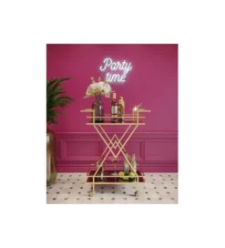 Wózek do serwowania Trolley Piramids 65 cm złoty*KARE New