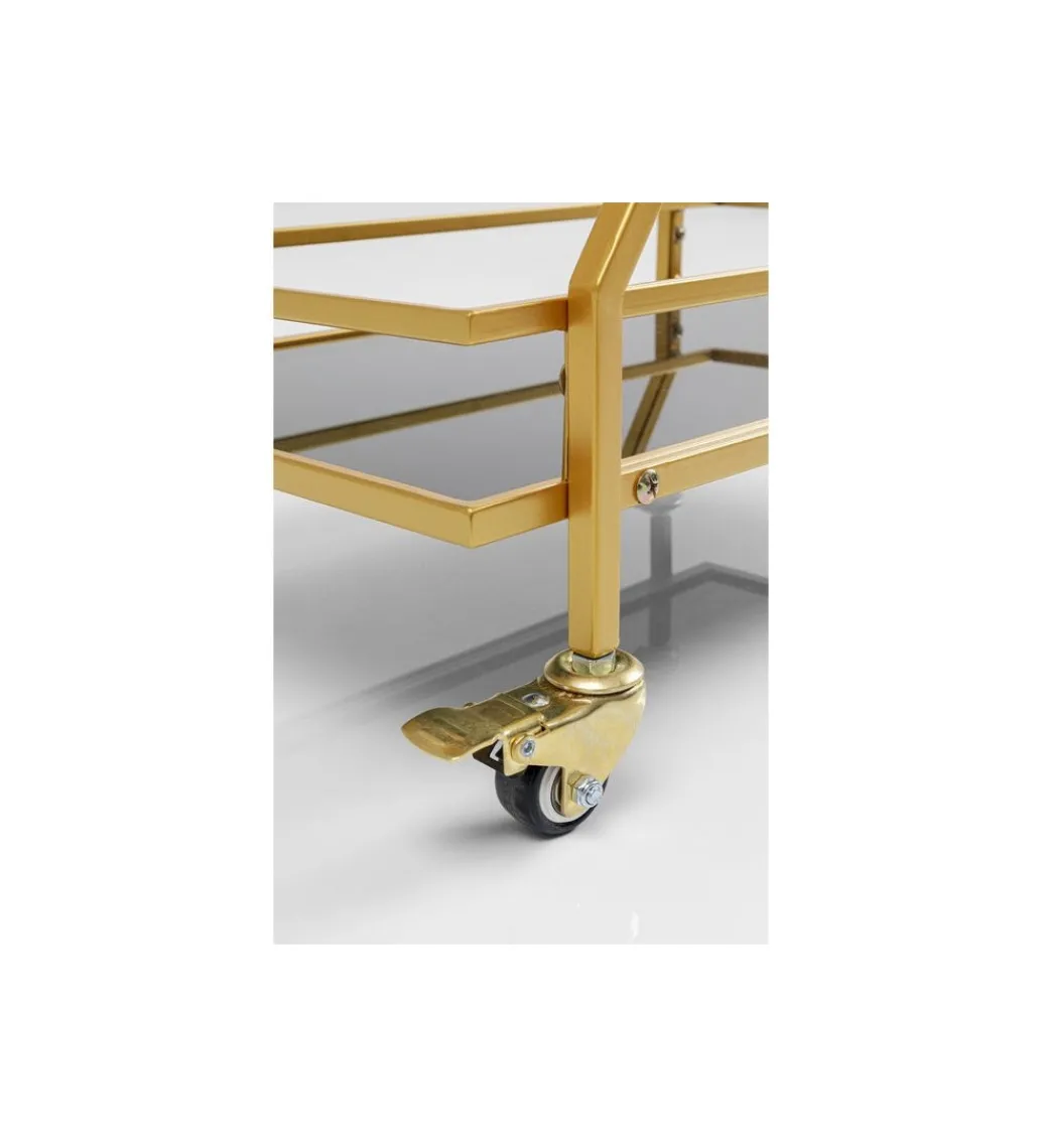 Wózek do serwowania Trolley Piramids 65 cm złoty*KARE New