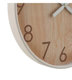 Zegar TMIRWIND 60 cm naturalny biały*Zona-Design