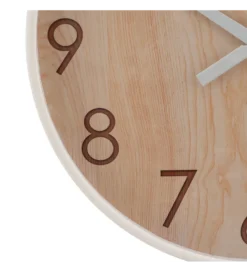 Zegar TMIRWIND 60 cm naturalny biały*Zona-Design