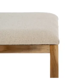 Zestaw 2 ławek BELLAMONTE 50 cm 41 cm drewno teak*Zona-Design New