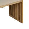 Zestaw 2 ławek BELLAMONTE 115 cm 106 cm drewno teak*Zona-Design Sale