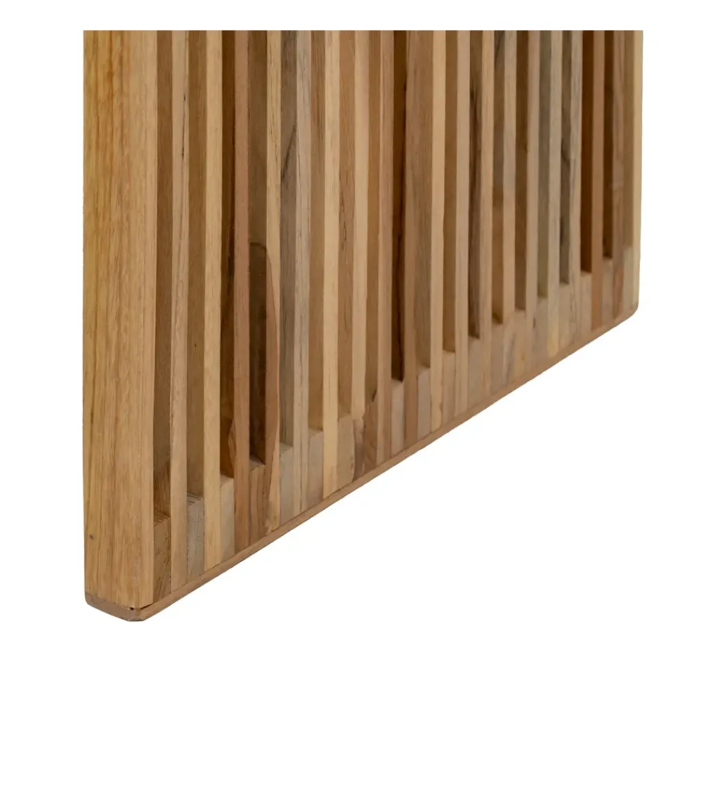 Zestaw 2 ławek BELLAMONTE 115 cm 106 cm drewno teak*Zona-Design Sale