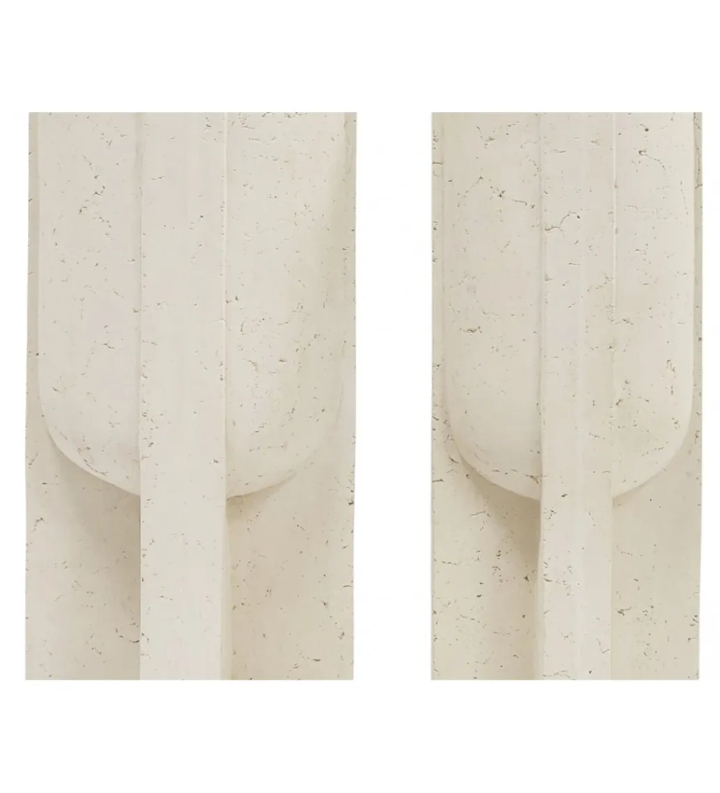 Zestaw 2 donic FERVA 101 cm 80 cm biała*Imeri New