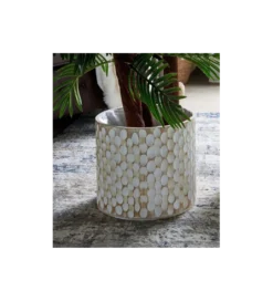 Zestaw 2 doniczek GRABADY 30 cm 25 cm naturalne*Imeri Sale