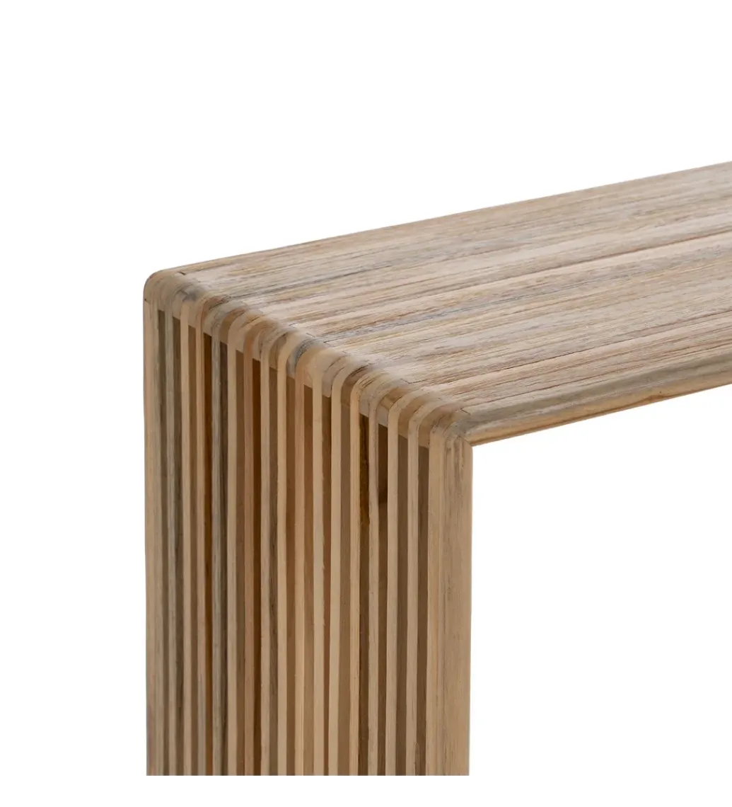 Zestaw 2 konsol BELLAMONTE 85 cm 75 cm drewno teak*Zona-Design Sale