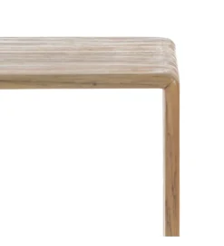 Zestaw 2 konsol BELLAMONTE 85 cm 75 cm drewno teak*Zona-Design Sale
