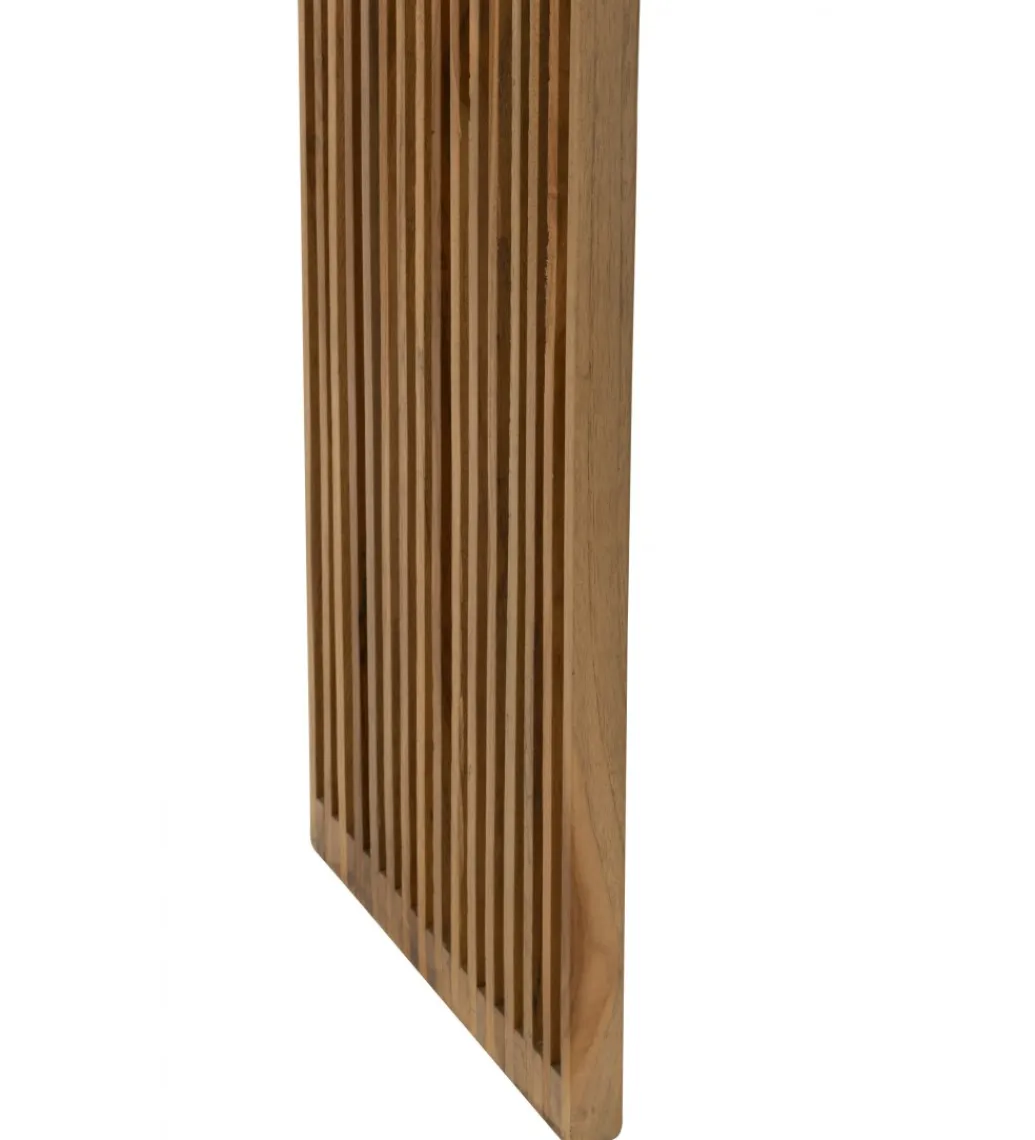 Zestaw 2 konsol SHELIS 130 cm 118 cm drewno teak*J-Line Outlet