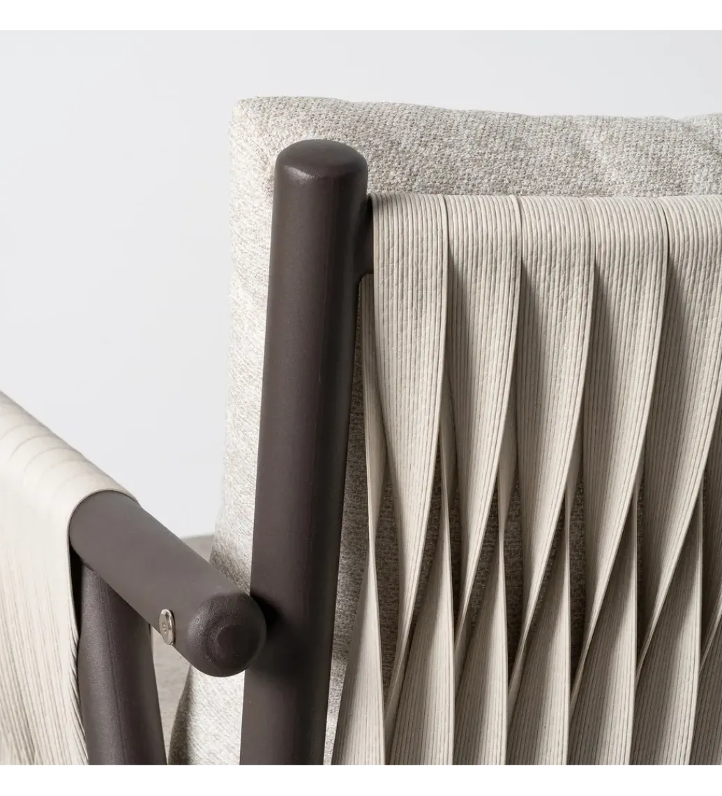 Zestaw mebli ogrodowych KADARMO czarnobiałe*Zona-Design Best