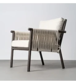 Zestaw mebli ogrodowych KADARMO czarnobiałe*Zona-Design Best