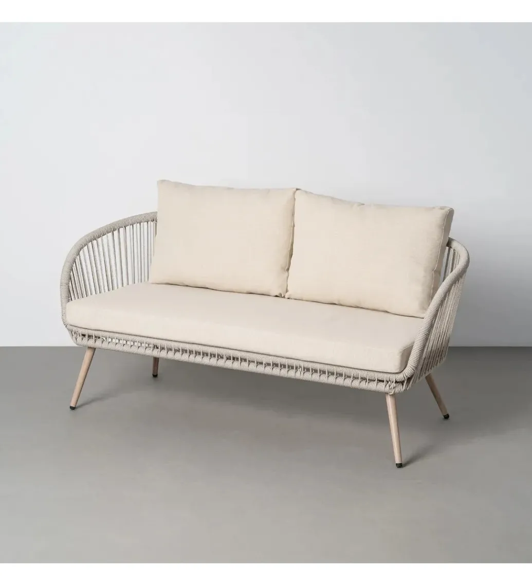 Zestaw ogrodowy DUNA sofa 153 cm dwa fotele 74 cm stolik 66 cm*Zona-Design Online