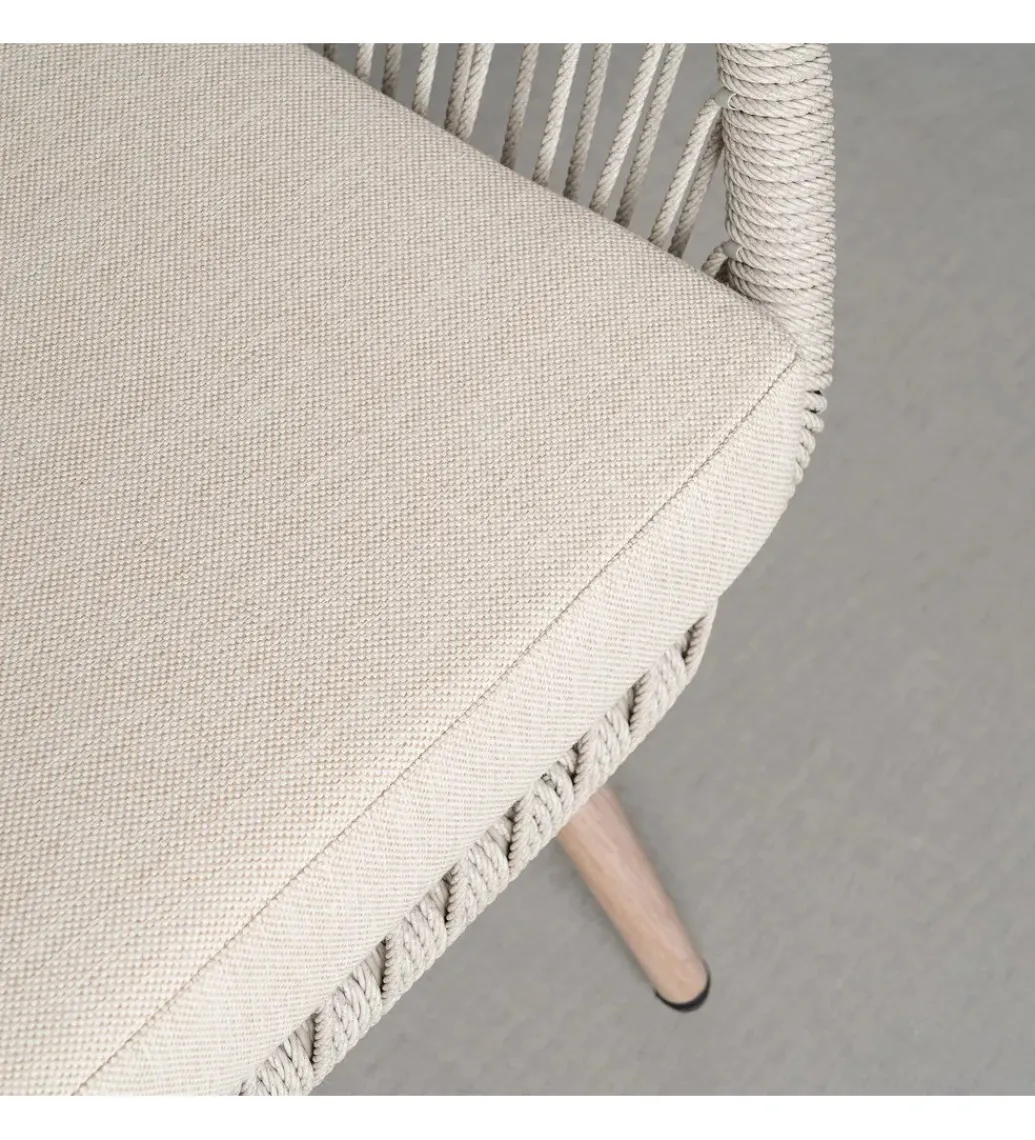 Zestaw ogrodowy DUNA sofa 153 cm dwa fotele 74 cm stolik 66 cm*Zona-Design Online