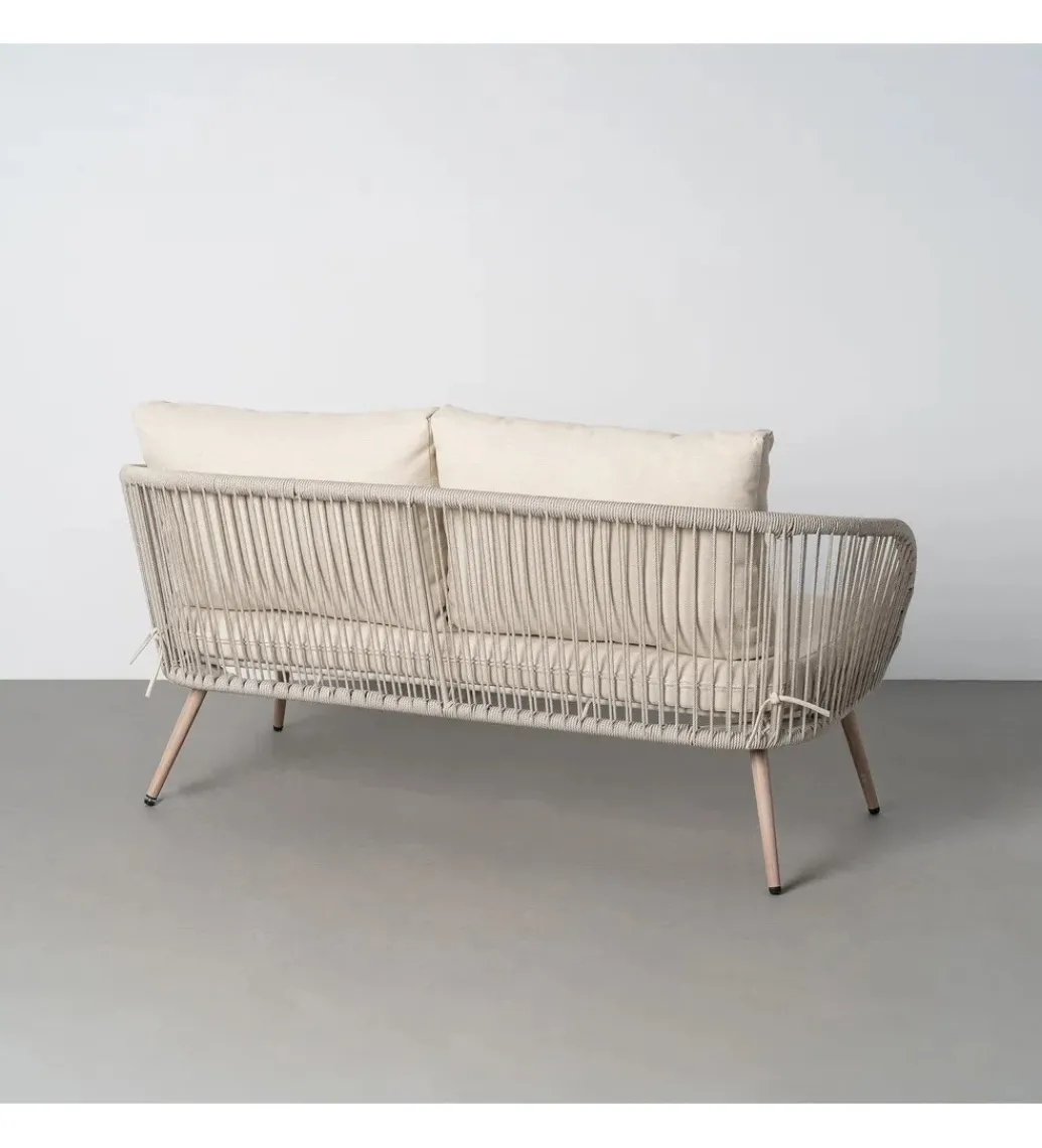 Zestaw ogrodowy DUNA sofa 153 cm dwa fotele 74 cm stolik 66 cm*Zona-Design Online
