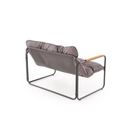 Zestaw ogrodowy HUDSON sofa 116 cm dwa fotele 75 cm ława 68 cm popielaty brązowy*Halmar Hot