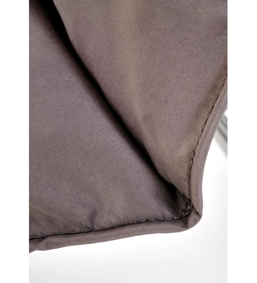 Zestaw ogrodowy HUDSON sofa 116 cm dwa fotele 75 cm ława 68 cm popielaty brązowy*Halmar Hot