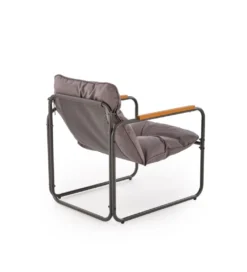 Zestaw ogrodowy HUDSON sofa 116 cm dwa fotele 75 cm ława 68 cm popielaty brązowy*Halmar Hot