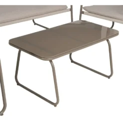 Zestaw ogrodowy OMAMA Szary 2 fotele + sofa + stolik*Zona-Design