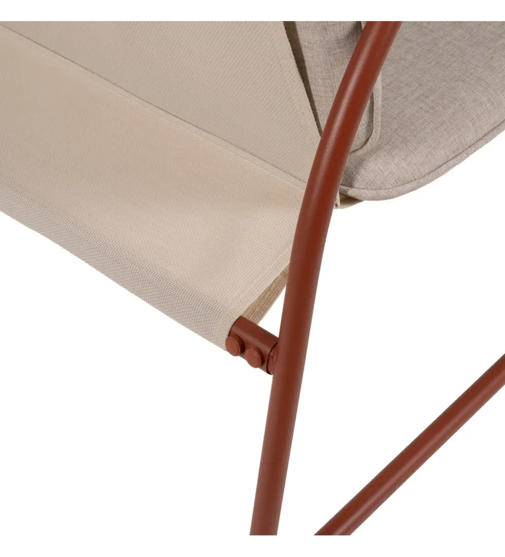 Zestaw ogrodowy OMAMA Terakota 2 fotele + sofa + stolik*Zona-Design Discount