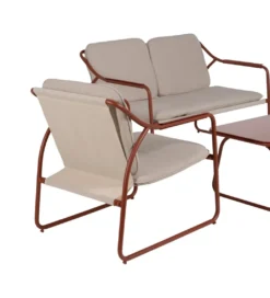 Zestaw ogrodowy OMAMA Terakota 2 fotele + sofa + stolik*Zona-Design Discount