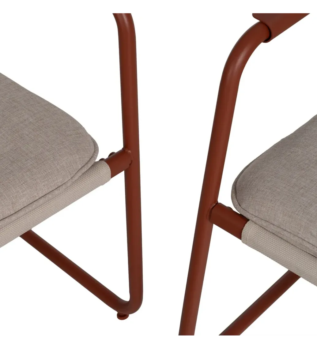 Zestaw ogrodowy OMAMA Terakota 2 fotele + sofa + stolik*Zona-Design Discount