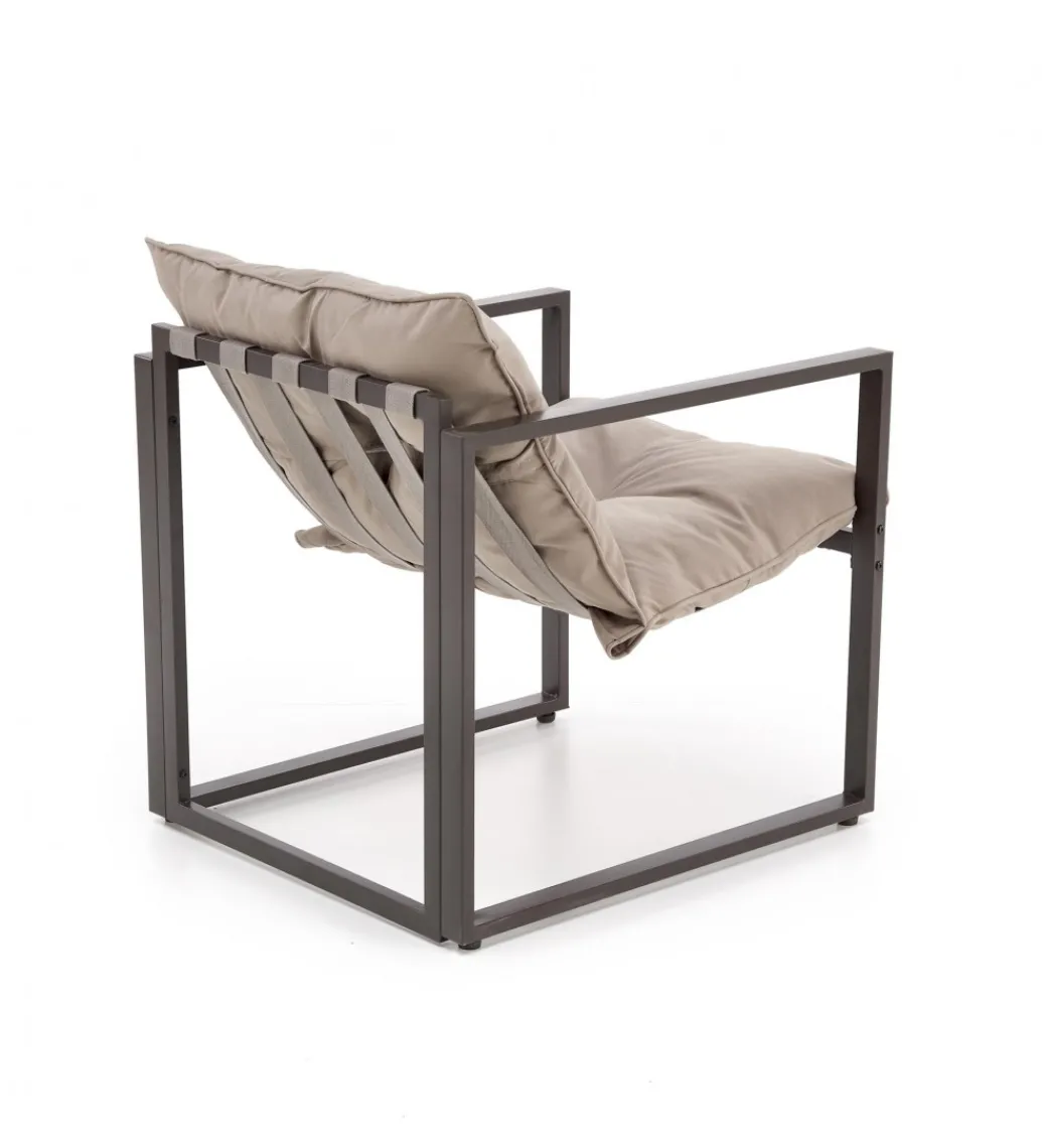 Zestaw ogrodowy SHARK brązowy - sofa + 2 x fotel + ława*Halmar Hot