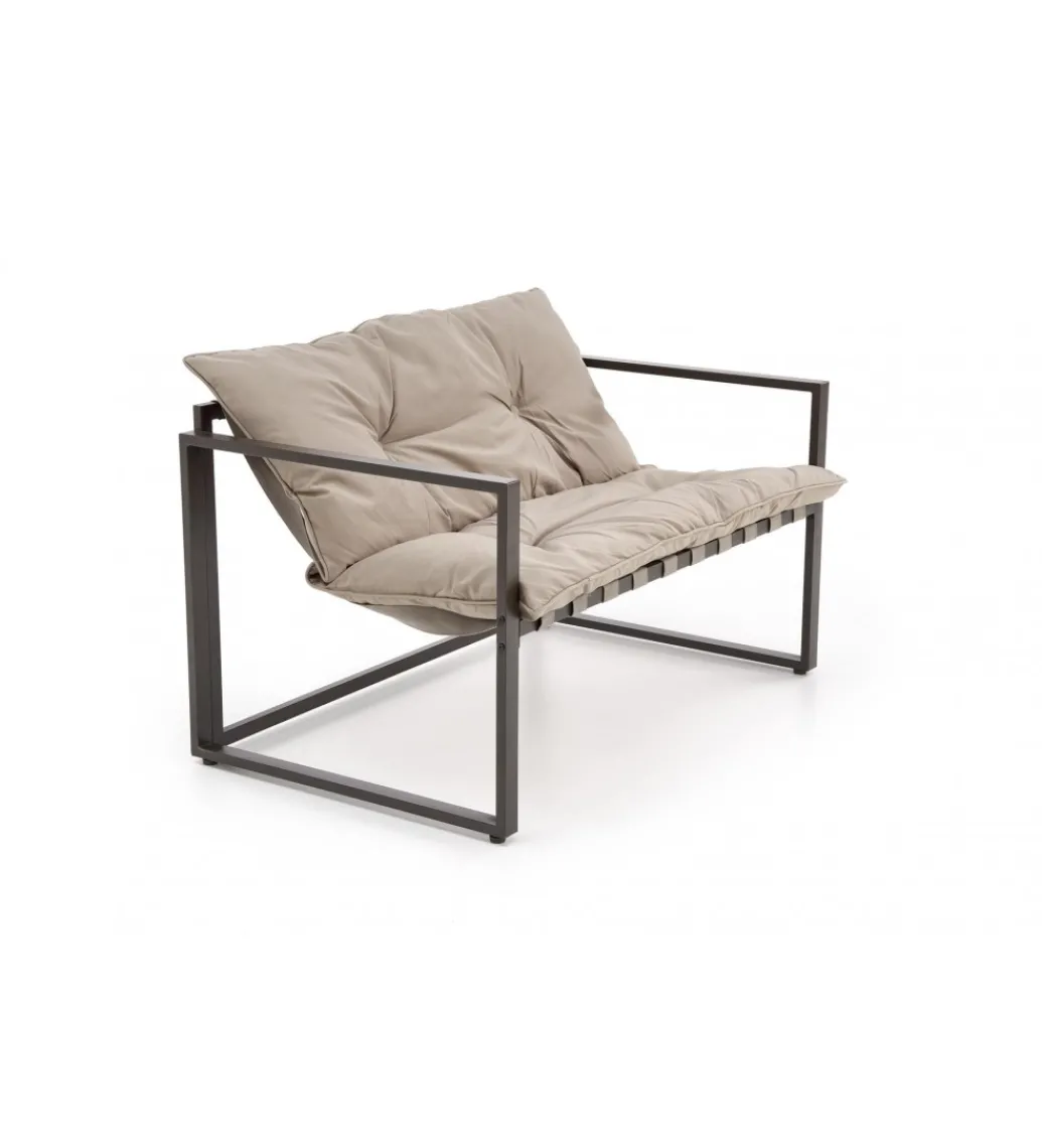 Zestaw ogrodowy SHARK brązowy - sofa + 2 x fotel + ława*Halmar Hot