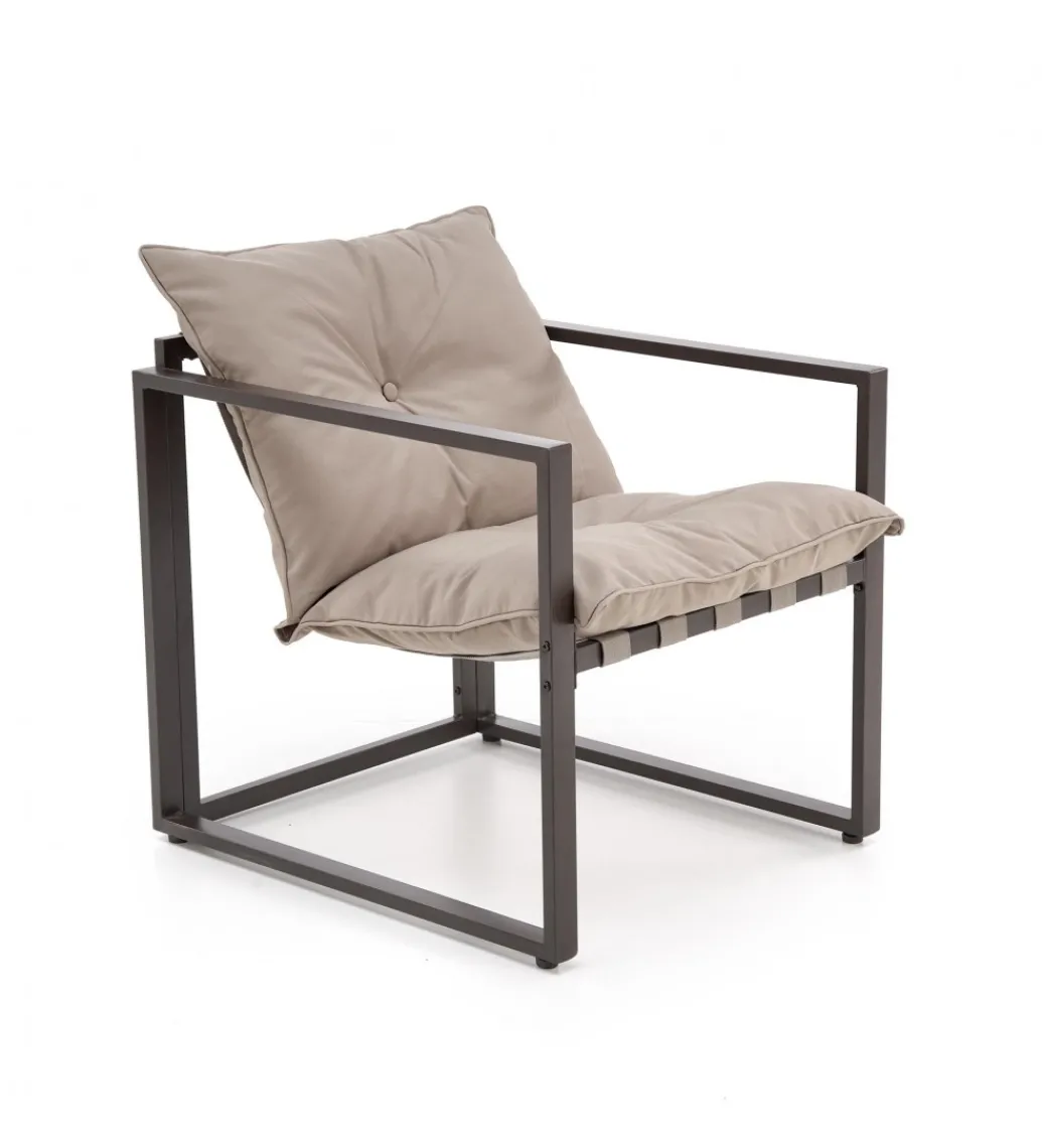 Zestaw ogrodowy SHARK brązowy - sofa + 2 x fotel + ława*Halmar Hot