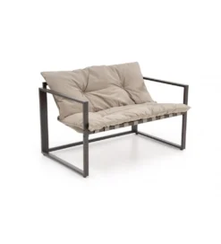Zestaw ogrodowy SHARK brązowy - sofa + 2 x fotel + ława*Halmar Hot