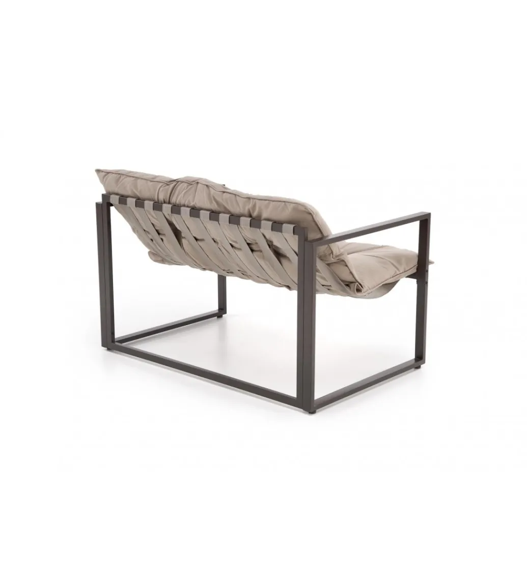 Zestaw ogrodowy SHARK brązowy - sofa + 2 x fotel + ława*Halmar Hot