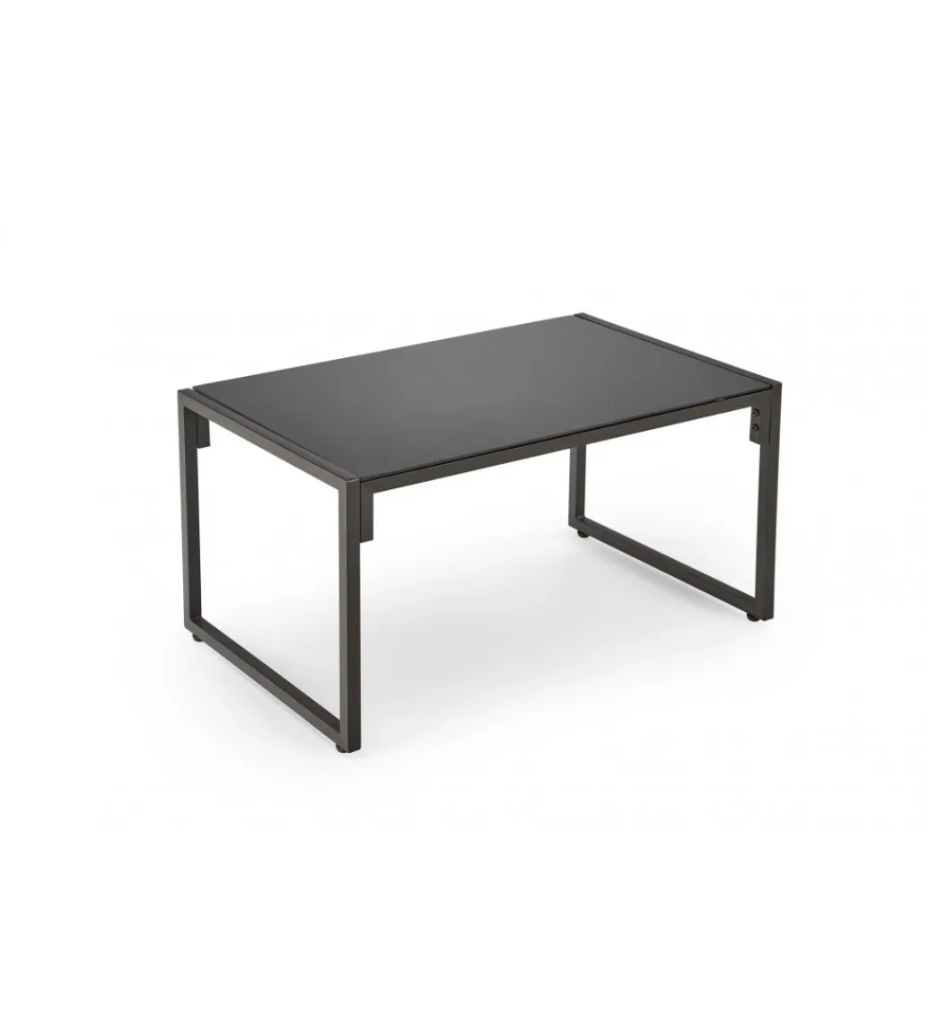 Zestaw ogrodowy SHARK brązowy - sofa + 2 x fotel + ława*Halmar Hot