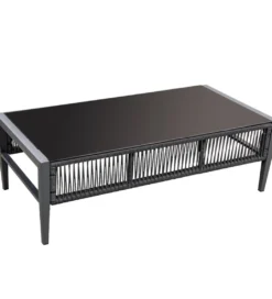 Zestaw ogrodowy TWOSOULME SOFA 198 cm dwa fotele 74 cm i stolik kawowy 128 cm*Exclusivas Best