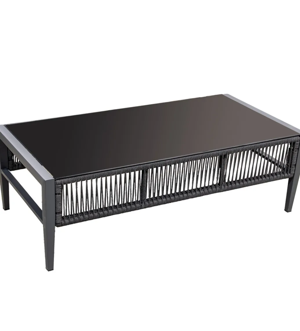 Zestaw ogrodowy TWOSOULME SOFA 198 cm dwa fotele 74 cm i stolik kawowy 128 cm*Exclusivas Best