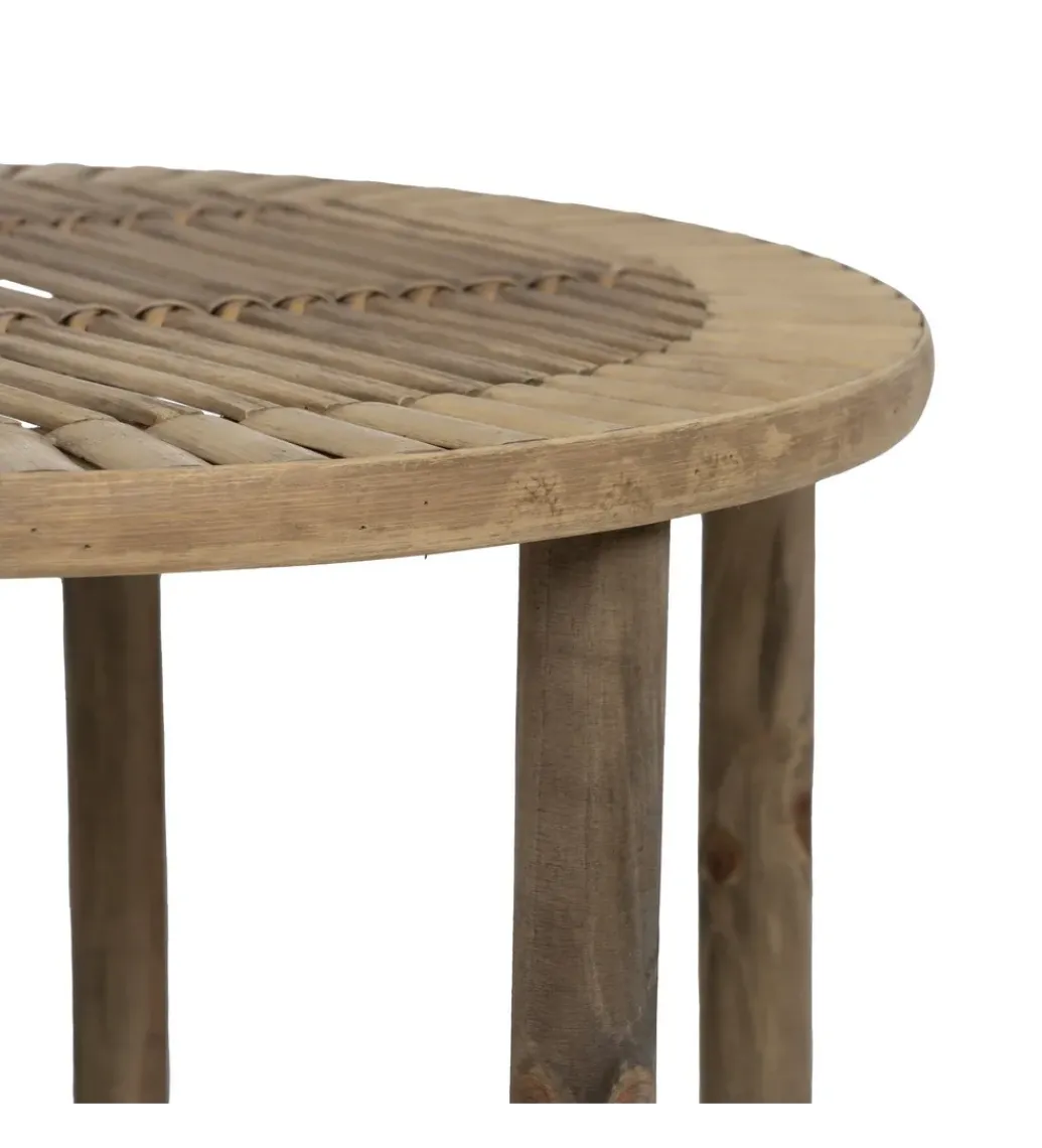 Zestaw stolików BAMBÚ 50 cm 38 cm bambus*Zona-Design Discount