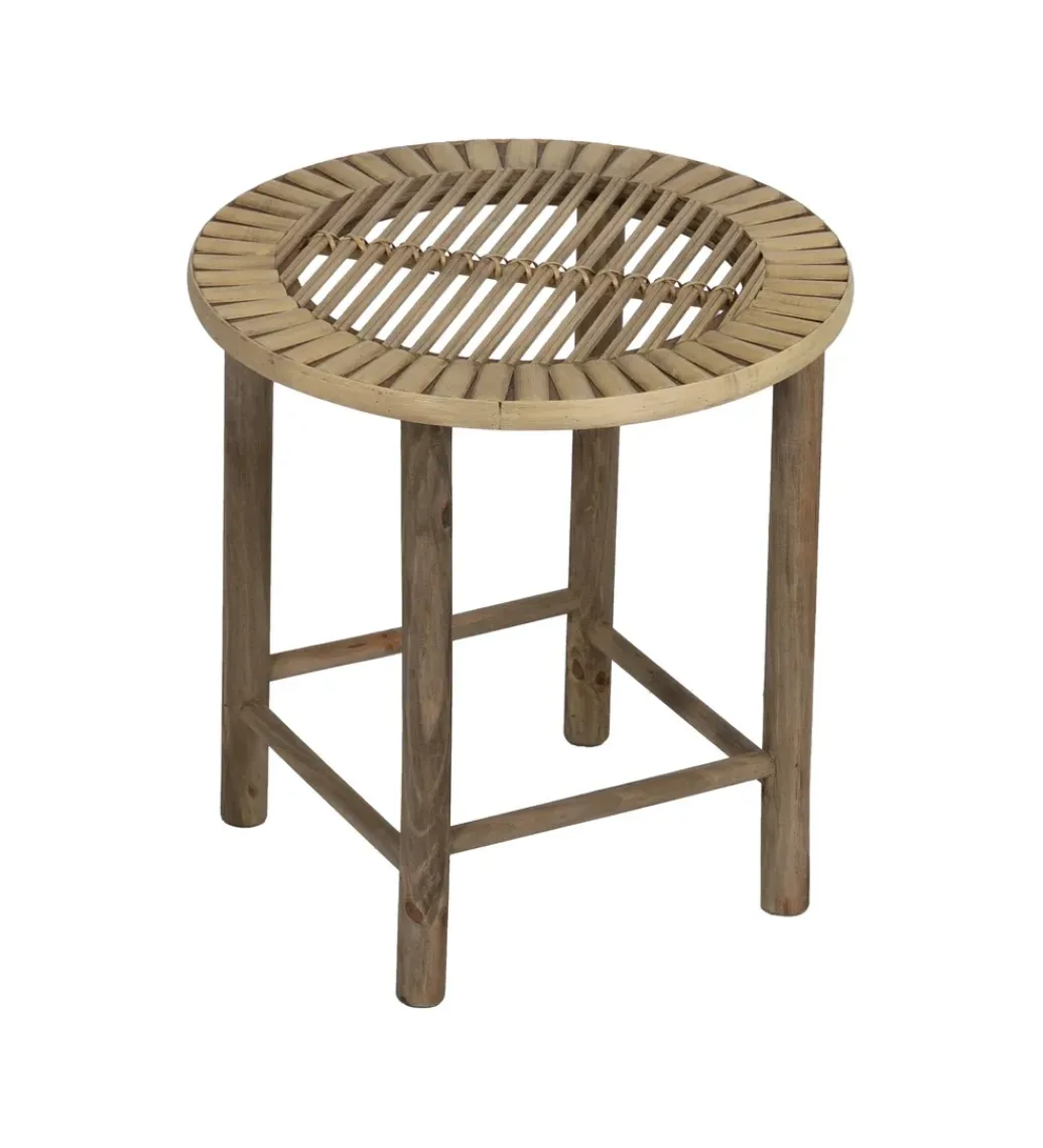 Zestaw stolików BAMBÚ 50 cm 38 cm bambus*Zona-Design Discount