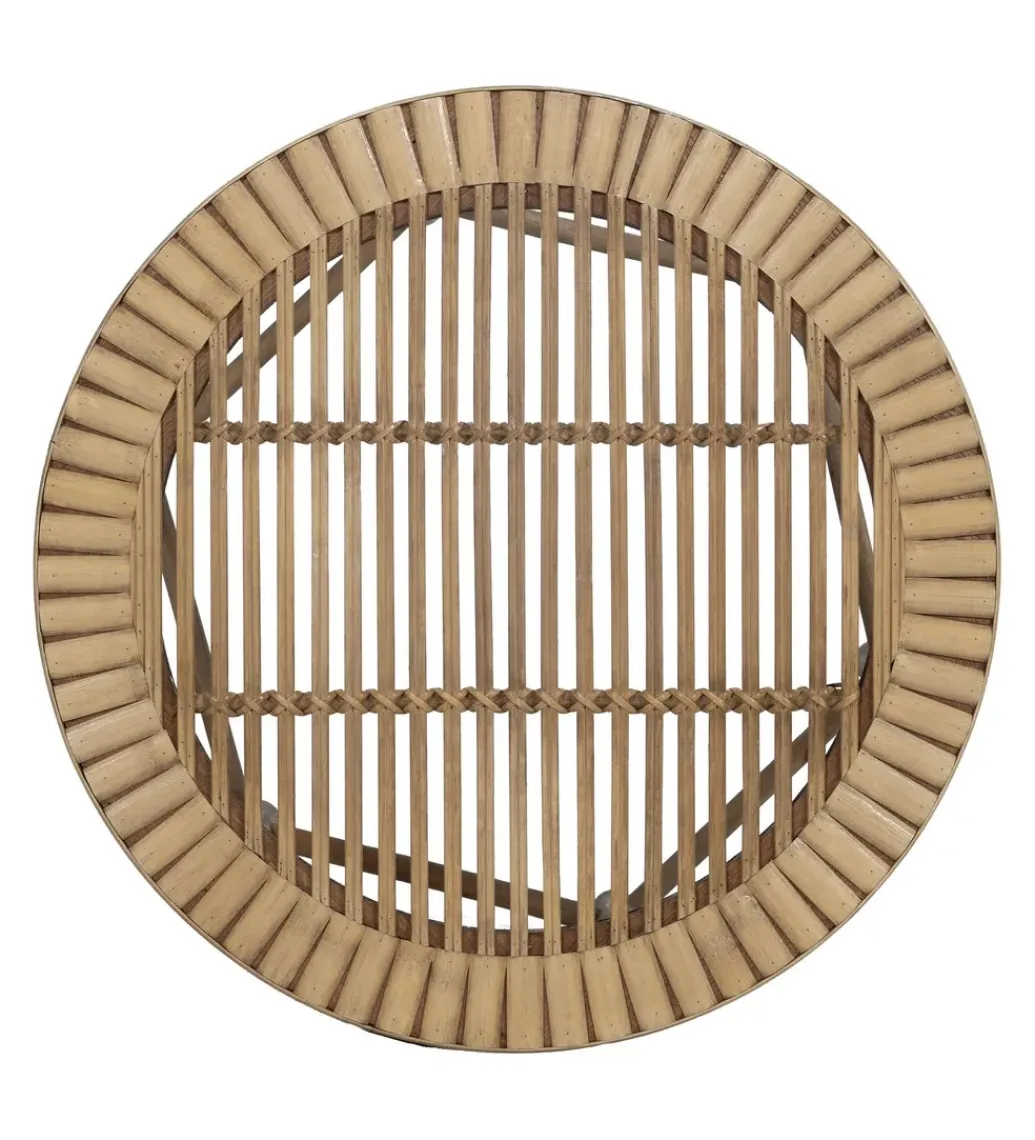 Zestaw stolików BAMBÚ 50 cm 38 cm bambus*Zona-Design Discount