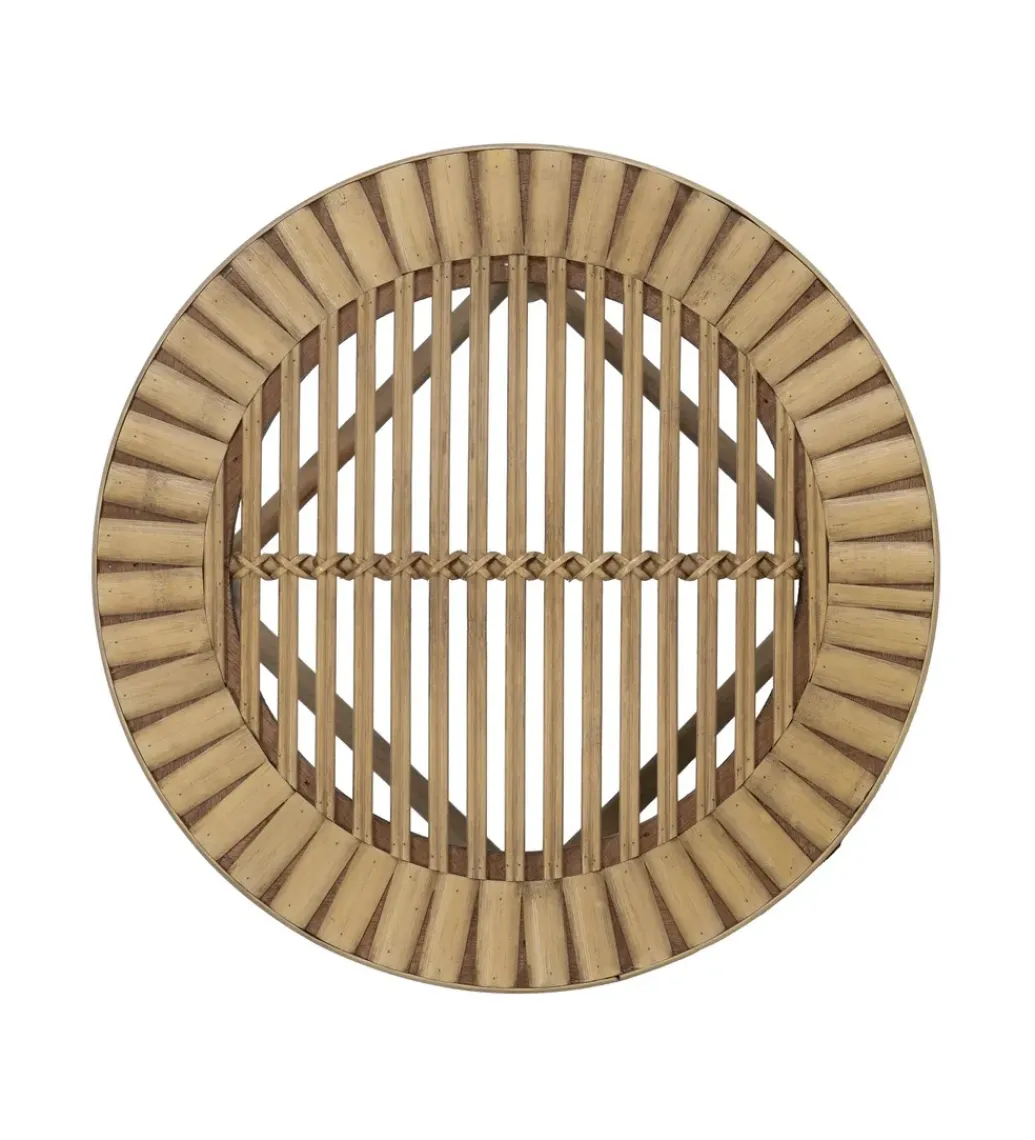 Zestaw stolików BAMBÚ 50 cm 38 cm bambus*Zona-Design Discount
