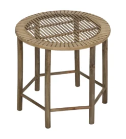 Zestaw stolików BAMBÚ 50 cm 38 cm bambus*Zona-Design Discount