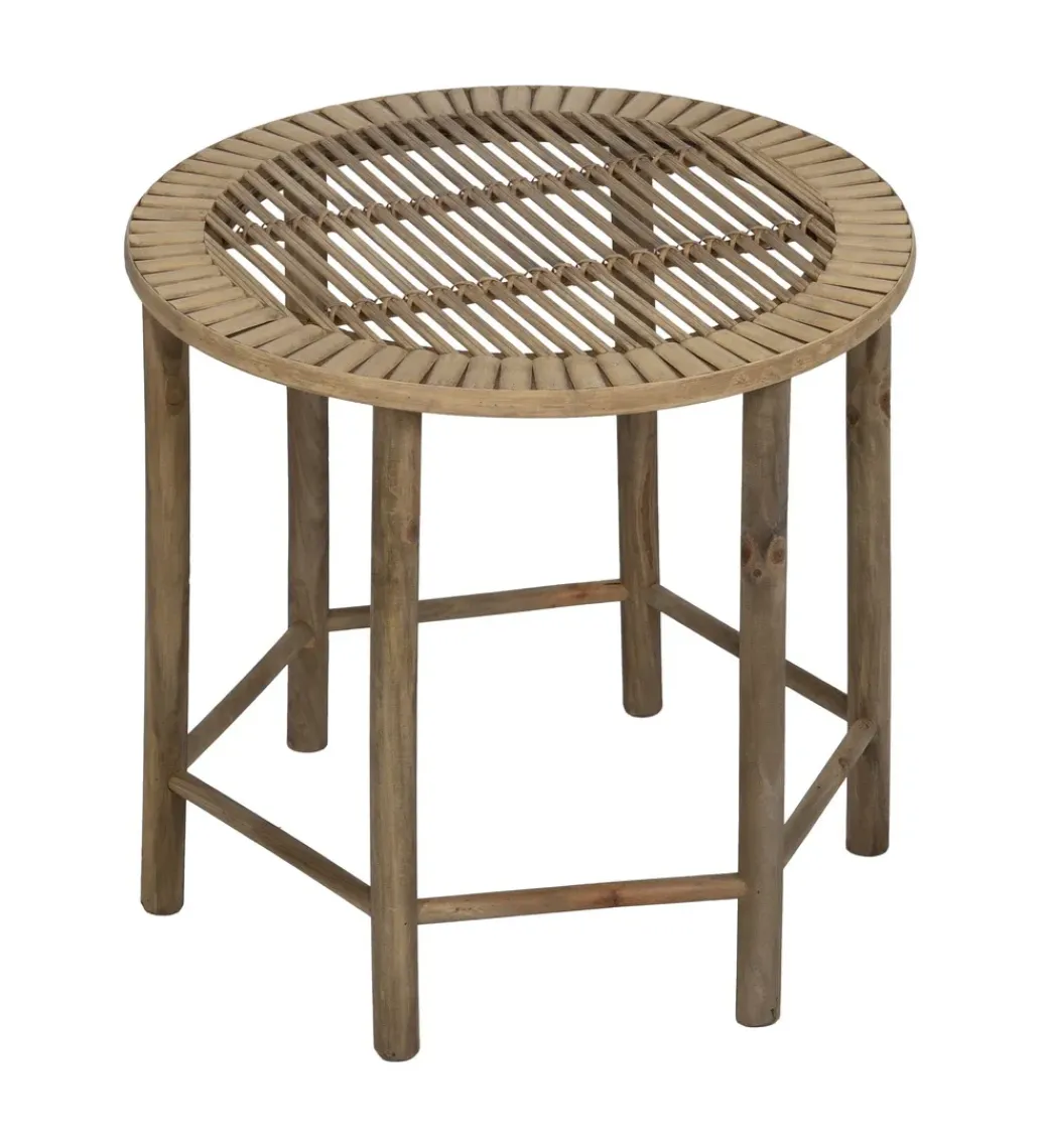 Zestaw stolików BAMBÚ 50 cm 38 cm bambus*Zona-Design Discount