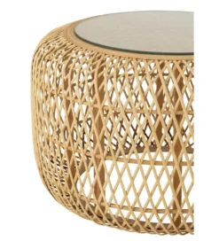 Zestaw 2 stolików kawowych AFRICA 80 cm 53 cm*J-Line