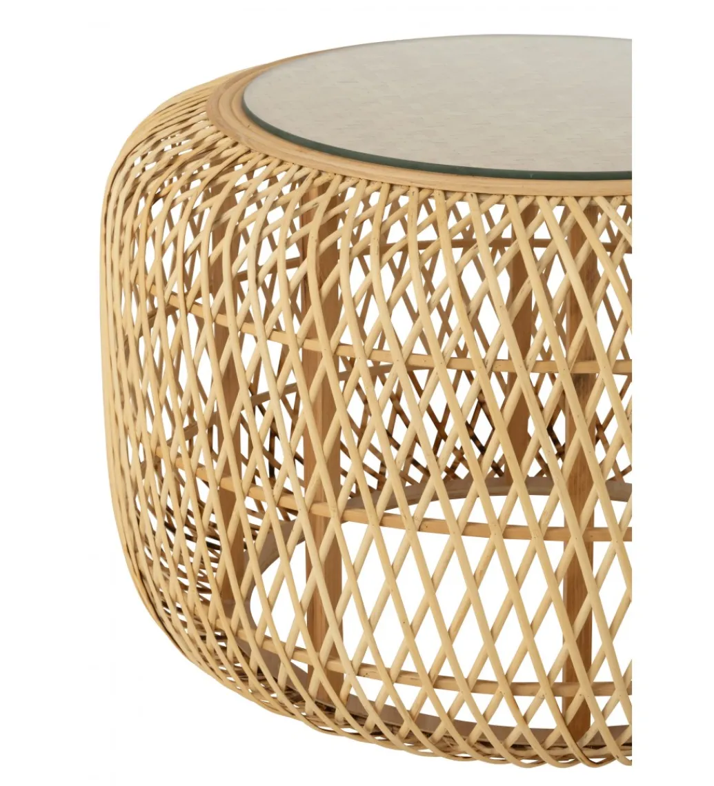 Zestaw 2 stolików kawowych AFRICA 80 cm 53 cm*J-Line