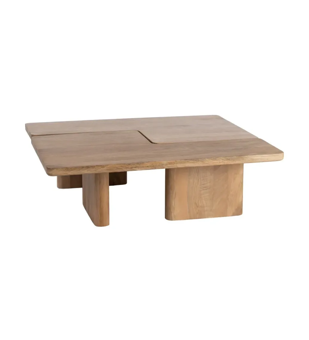 Zestaw 2 stolików kawowych ASANA 120 cm drewno mango*Zona-Design Sale