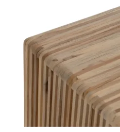 Zestaw 3 stolików kawowych BELLAMONTE 65 cm 55 cm 35 cm naturalnych*Zona-Design