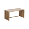 Zestaw 2 stolików kawowych BELLAMONTE 85 cm 75 cm drewno teak*Zona-Design Sale