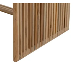 Zestaw 2 stolików kawowych BELLAMONTE 85 cm 75 cm drewno teak*Zona-Design Sale