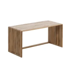 Zestaw 2 stolików kawowych BELLAMONTE 85 cm 75 cm drewno teak*Zona-Design Sale