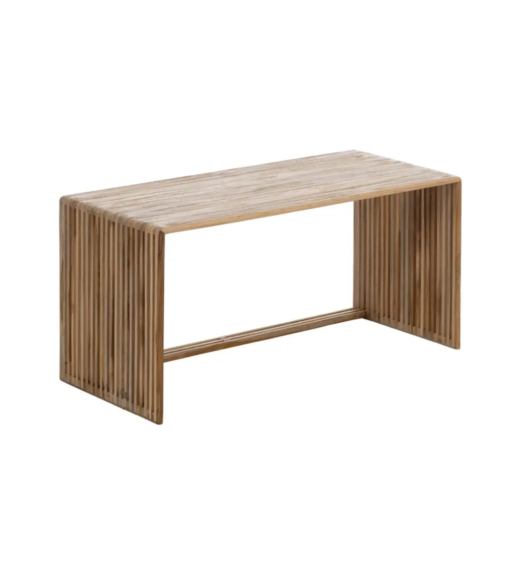 Zestaw 2 stolików kawowych BELLAMONTE 85 cm 75 cm drewno teak*Zona-Design Sale